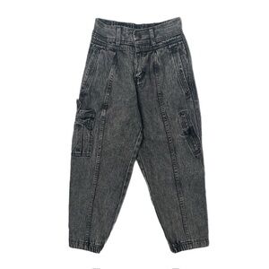 Kids Vintage Unisex 90s Baggy Cargo Denim Jeans